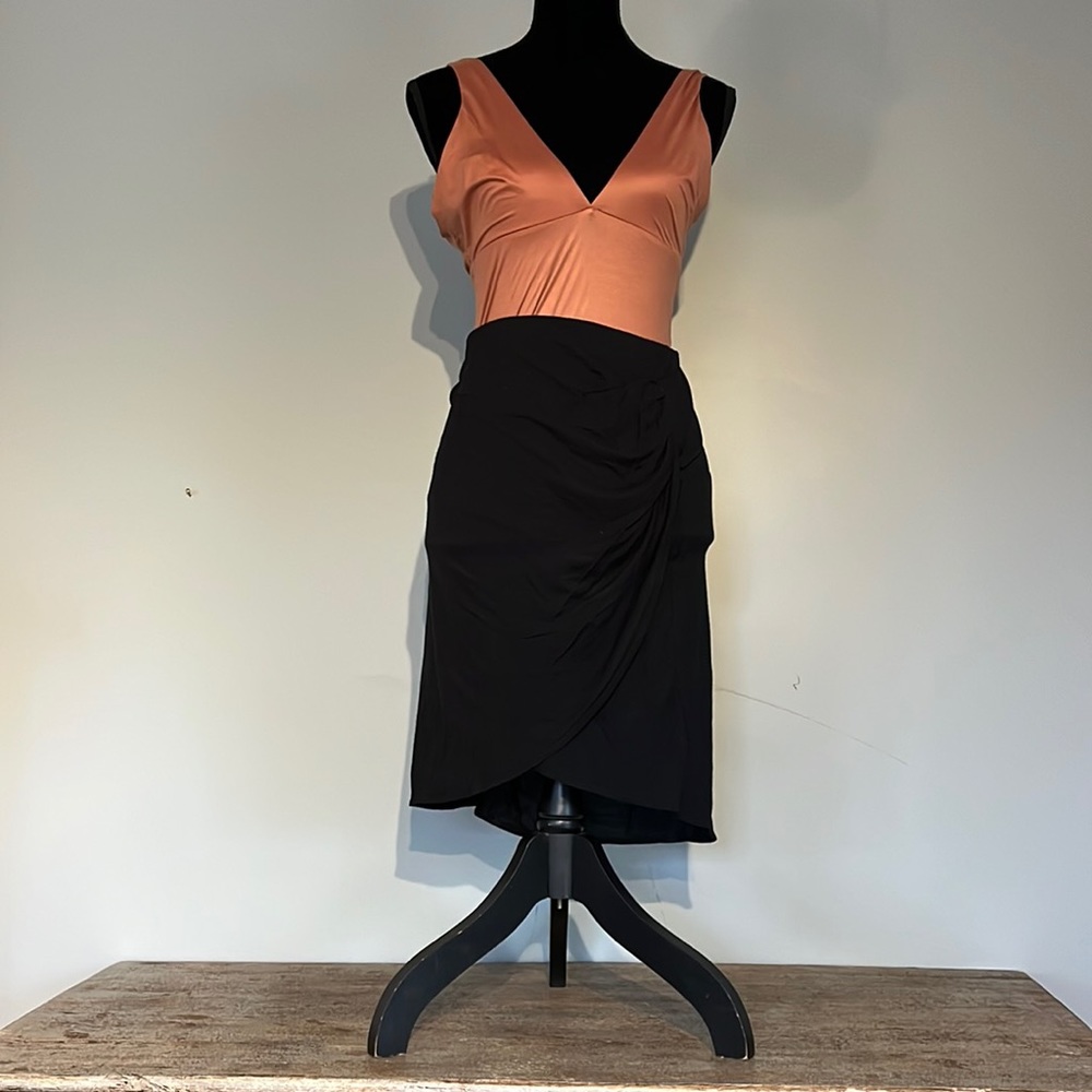 Trouvé faux wrap skirt
